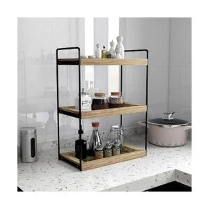 Dorhors Organizador de encimera de baño de 3 niveles_5