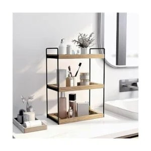 Dorhors Organizador de encimera de baño de 3 niveles_6