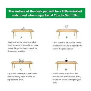 LinkGro Protector de mesa de comedor transparente de 24 x_7