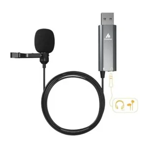 MAONO Micrófono USB Lavalier con conector para_1