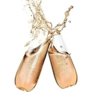 30 flautas de champán de plástico sin tallo vasos_3