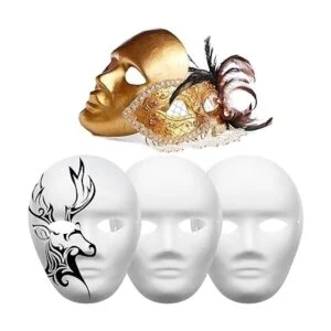 36 máscaras faciales completas de bricolaje máscara de_5