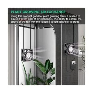 Wathai Ventilador axial alimentado por CA de 4.724 in x_4