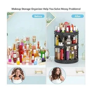 HEMTROY Organizador de maquillaje giratorio de 360_2