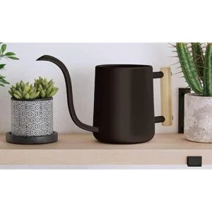 Regadera de interior con boquilla larga regadera negra de_3