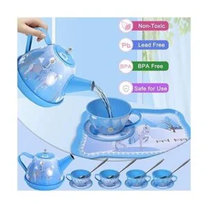 PREWORLD Juego de fiesta de té para niñas pequeñas 46_4