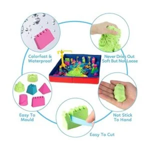 Arena de juego para niños 3 libras de arena mágica 6_5