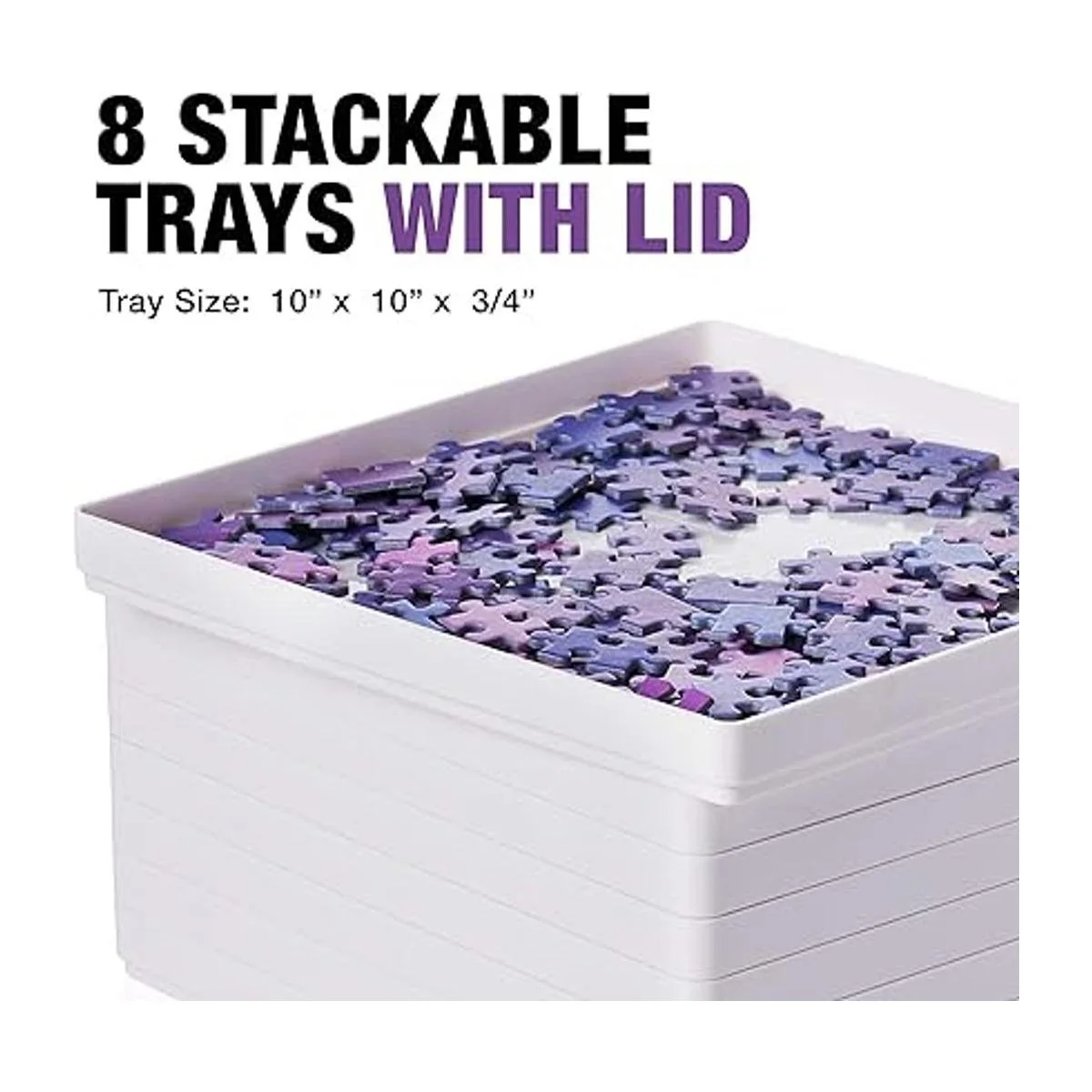 Tidyboss 8 bandejas de clasificación de rompecabezas con_4