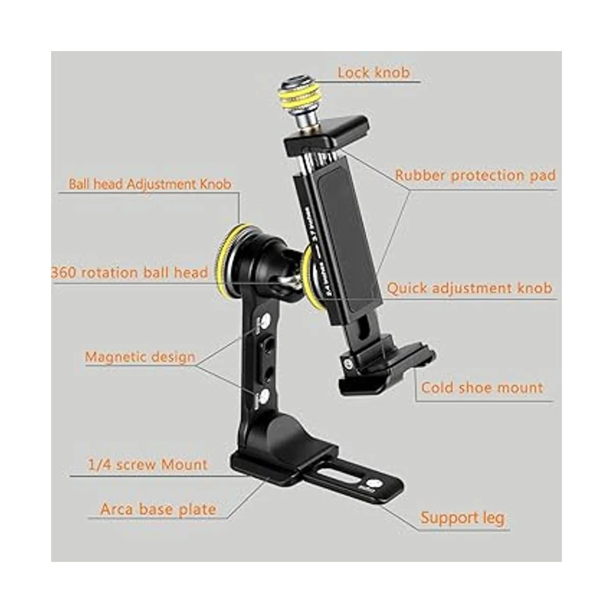 Soporte de trípode de metal para iPhone Soporte_5