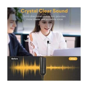 MAONO Micrófono USB Lavalier con conector para_2