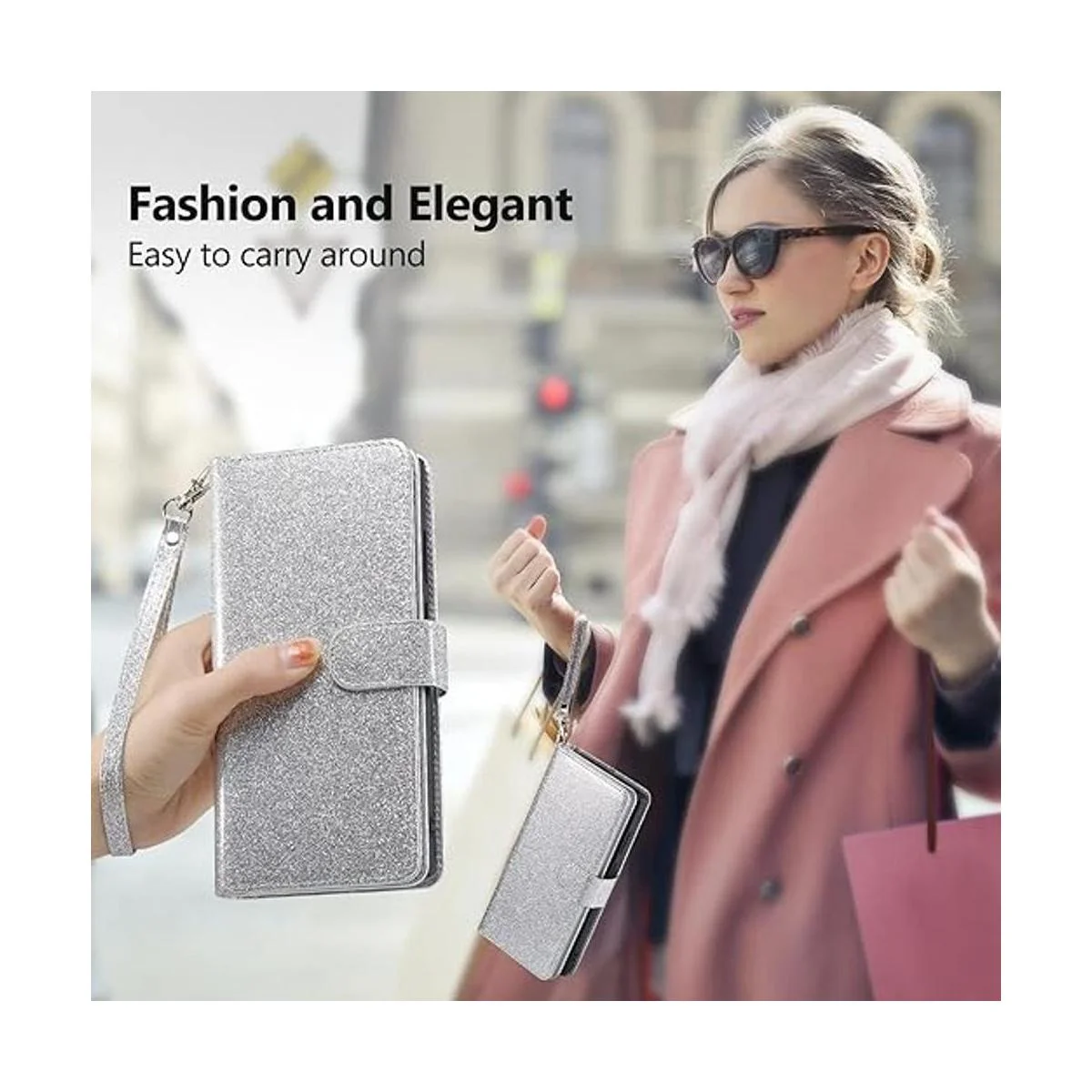 Varikke Funda tipo cartera para iPhone 12 funda para_5