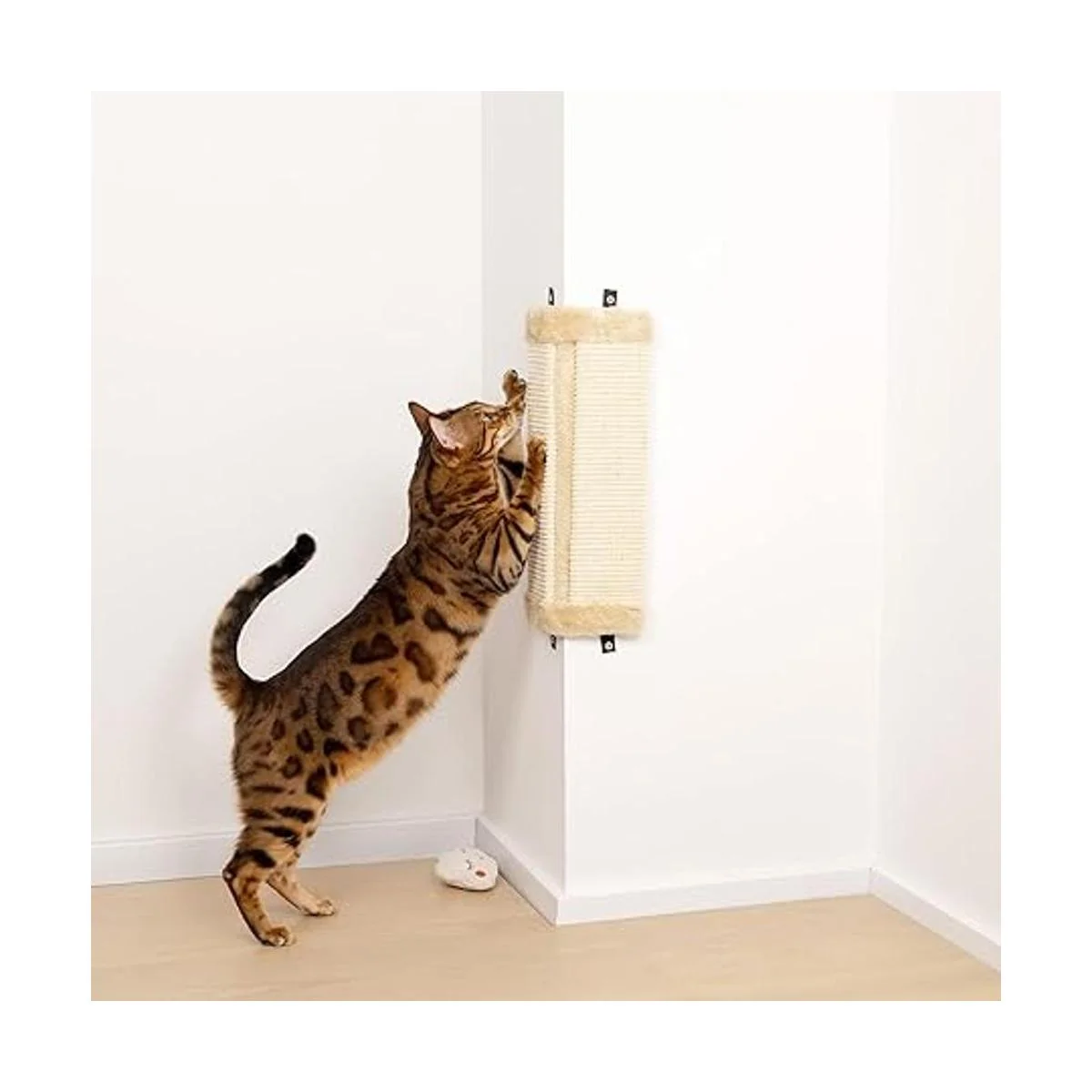 Navaris Rascador de pared de esquina para gatos juego de_2