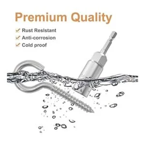 HXLPAY Ganchos atornillados de acero inoxidable 304_5