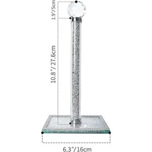 Soporte para toallas de papel soporte de papel plateado_3