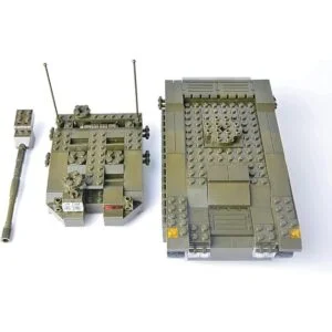 QLT Juego de bloques de construcción de tanques militares_6