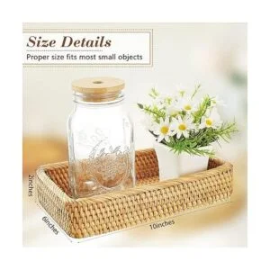 2 cestas de mimbre para tanque de inodoro tejidas a mano_2