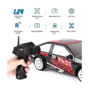 RC Drift Car 124 2.4GHz 4WD Control remoto Sport Racing_4