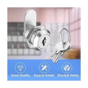 Paquete de 8 cerraduras de leva de gabinete prémium con_3