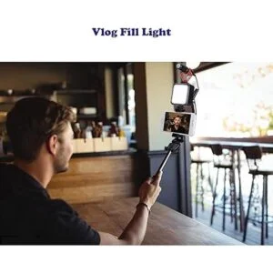 Suptig Mini luz LED de video 2500 mAh 64 regulable de_4