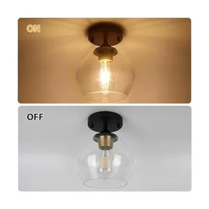 Moderna lámpara de techo con pantalla de cristal_4