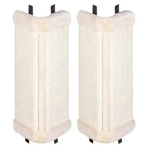 Navaris Rascador de pared de esquina para gatos juego de_5