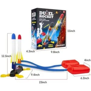 BananMelonBM Lanzador de cohetes para niños juego de_6