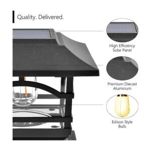 Davinci Lighting Luces solares estilo Edison para poner_2