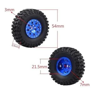 Hobbypark Ruedas y neumáticos Beadlock 1.0 de metal con_2