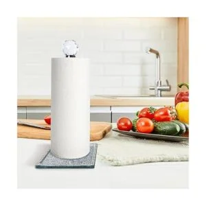 Soporte para toallas de papel soporte de papel plateado_5