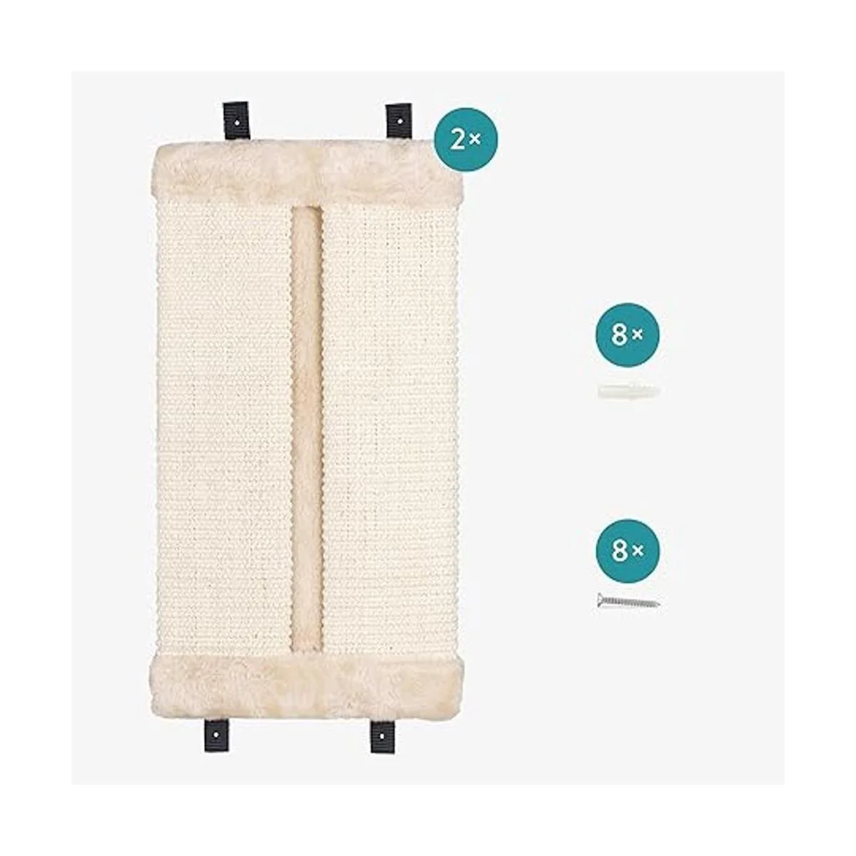 Navaris Rascador de pared de esquina para gatos juego de_4