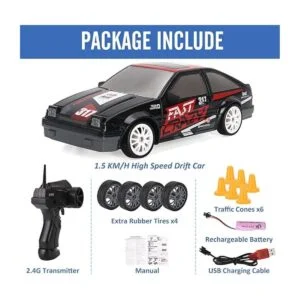 RC Drift Car 124 2.4GHz 4WD Control remoto Sport Racing_6