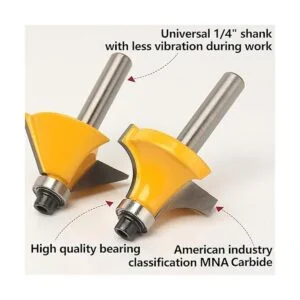 MNA Juego de brocas para router de 15 piezas de 14_3