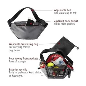 Straphboss Riñonera de entrenamiento para perros bolsa_3