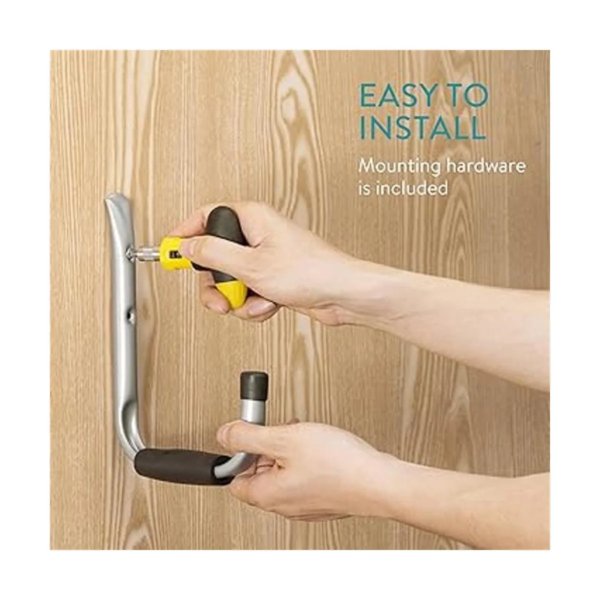 Navaris Ganchos de techo de garaje juego de 12 Perchas_3