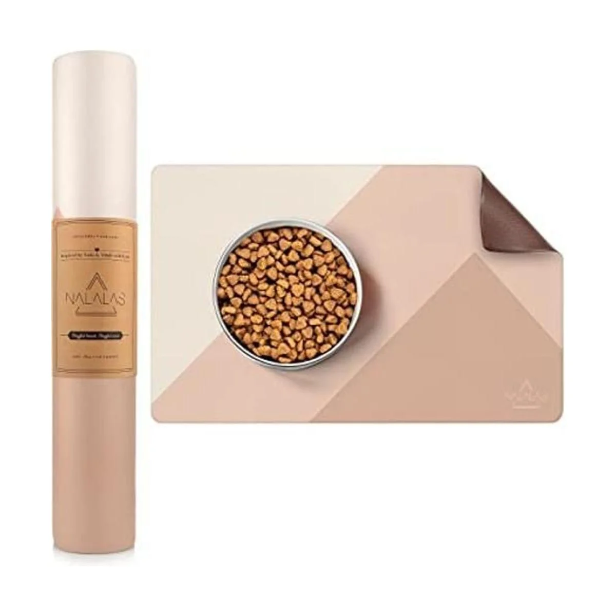 Nalalas Tapete bohemio para alimentos para mascotas_1