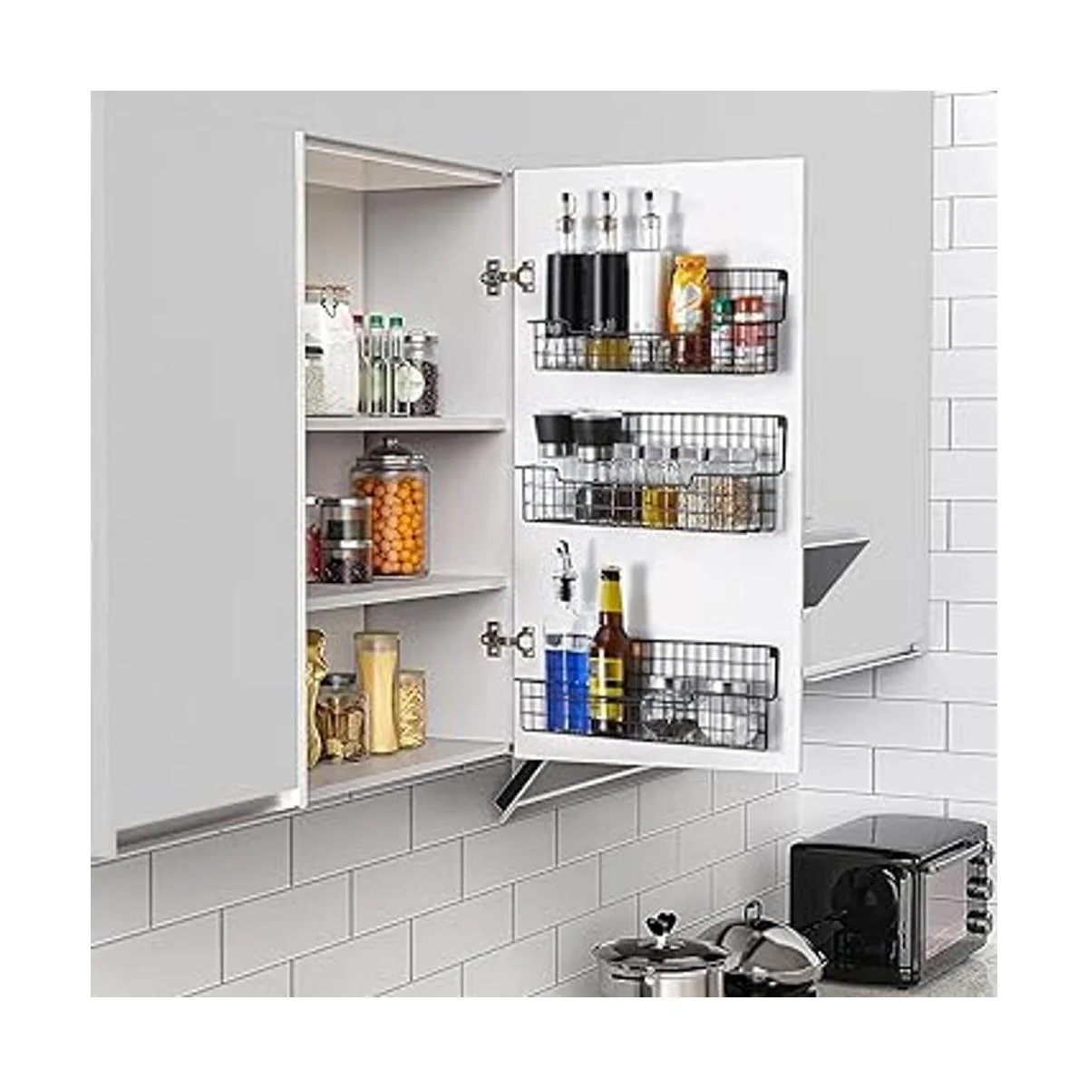 Estantes de especias para montaje en pared fácil de_3