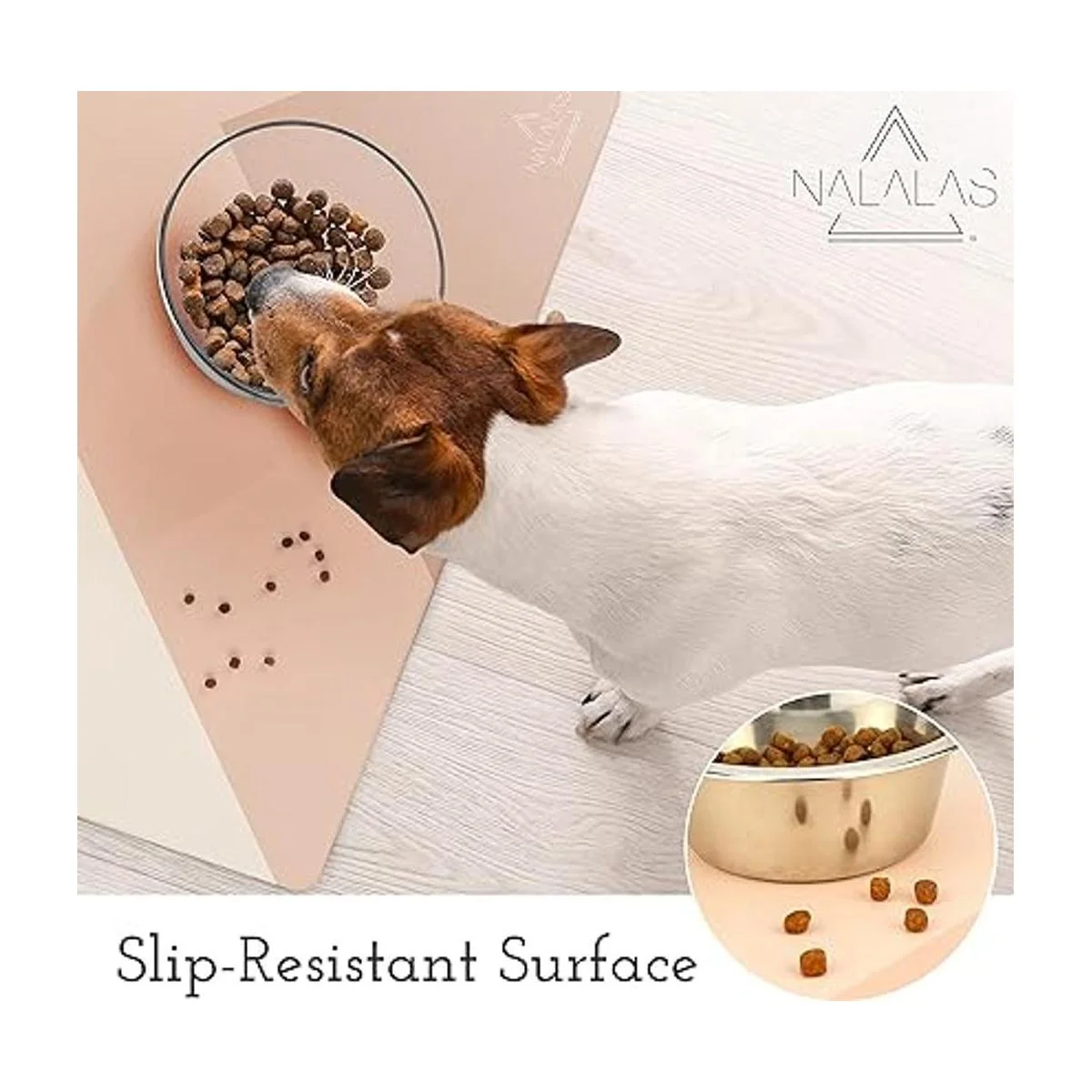 Nalalas Tapete bohemio para alimentos para mascotas_2