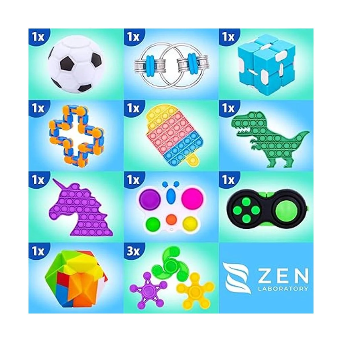 Paquete de 50 juguetes para la ansiedad regalos de_2