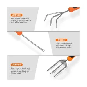 CHRYZTAL Juego de herramientas de jardín juego de_3