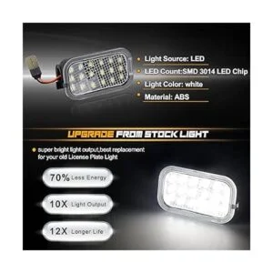 NDRUSH Luz de espejo para charco de luz LED compatible con_2