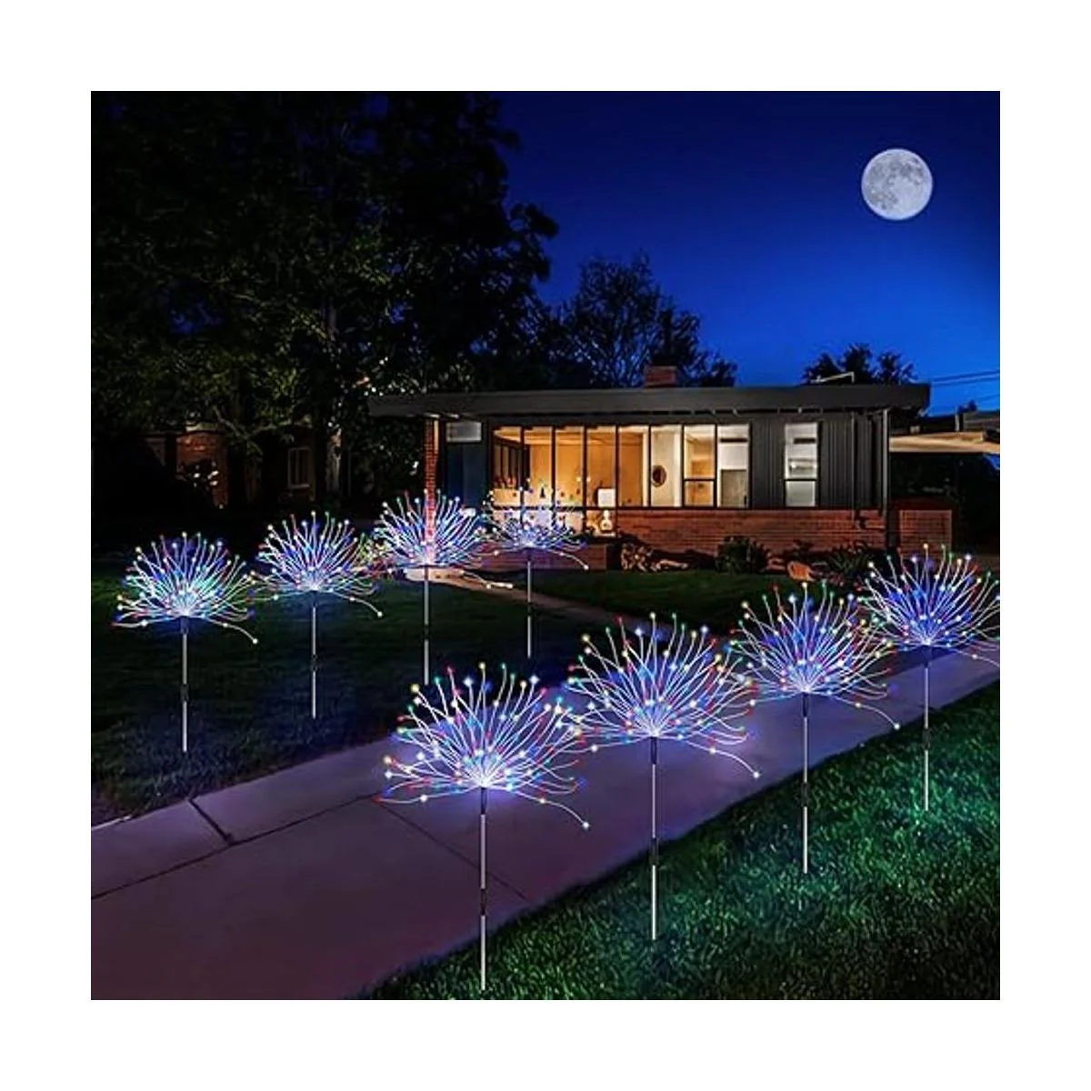 Luces solares para jardín al aire libre paquete de 4 120_3