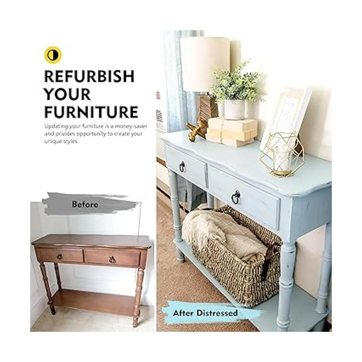 Magicfly Juego de 15 piezas de pintura para muebles de_3