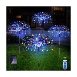 Luces solares para jardín al aire libre paquete de 4 120_1