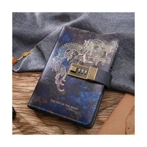 Diario con bloqueo A6 pequeño diario de bloqueo de bloqueo_2