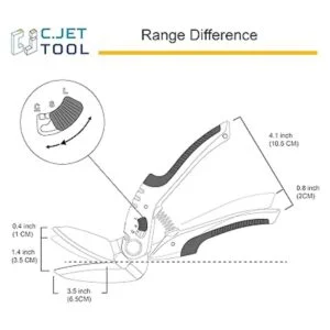 C.JET TOOL Tijeras resistentes de 10 pulgadas tijeras_5