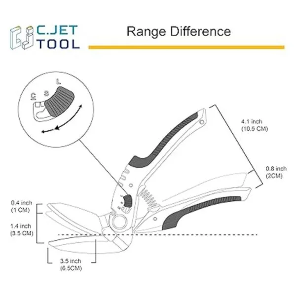 C.JET TOOL Tijeras resistentes de 10 pulgadas tijeras_5