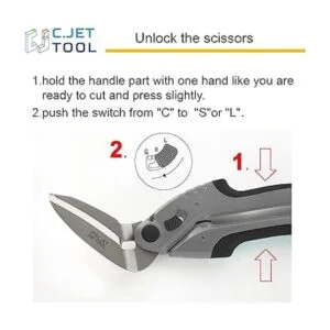 C.JET TOOL Tijeras resistentes de 10 pulgadas tijeras_2