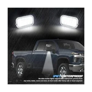 NDRUSH Luz de espejo para charco de luz LED compatible con_3