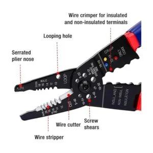 WORKPRO Juego de pelacables pelacables multiherramientas_6