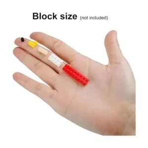 Larcele Juego de mini bloques de construcción de animales_3